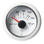 Veratron 52mm (2-1/16") ViewLine Engine Oil Temperature Pressure Gauge - 150 PSI - White Dial  Bezel [A2C59514202]