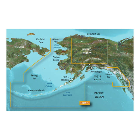 Garmin BlueChart g3 Vision HD - VUS517L - Alaska South - microSD/SD [010-C0887-00]