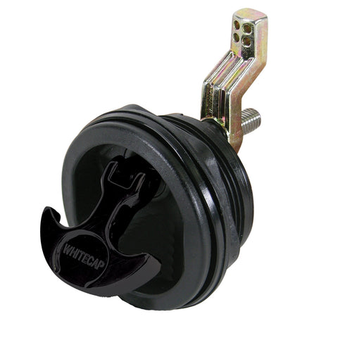 Whitecap T-Handle Latch - Nylon Black/Black - Non-Locking [3230BC]