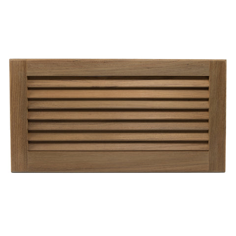 Whitecap Teak Louvered Insert - 9-3/8" x 18" x 3/4" [60716]