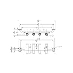 TACO 4-Rod Transom Mount Rod Rack [F31-3504BSA-1]