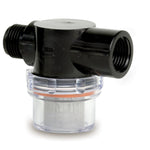 Shurflo by Pentair Twist-On Water Strainer - 1/2" Pipe Inlet - Clear Bowl [255-313]