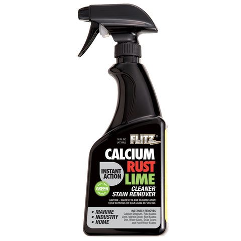 Flitz Instant Calcium, Rust & Lime Remover - 16oz Spray Bottle [CR 01606]