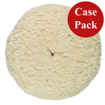 Presta Rotary Wool Buffing Pad - White Heavy Cut - *Case of 12* [810176CASE]