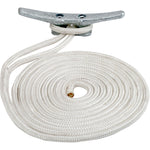 Sea-Dog Double Braided Nylon Dock Line - 1/2" x 30 - White [302112030WH-1]