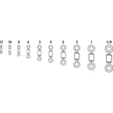 VMC SSRS Stainless Steel Rolling Swivel #2VP - 310lb Test *50-Pack [SSRS#2VP]