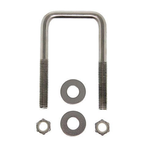 C.E. Smith Zinc U-Bolt 7/16"-14 X 3-1/8" X 3" w/Washers  Nuts - Square [15252A]