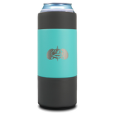 Non-Tipping Slim Can Cooler Teal