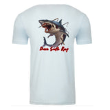 DSR Zombie Shark T-Shirt Ice Blue Back