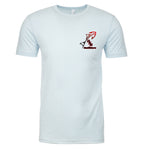 DSR Zombie Shark T-Shirt Ice Blue Front