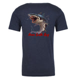 DSR Zombie Shark T-Shirt Navy Back