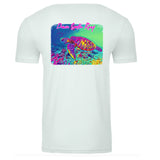 DSR Neon Turtle T-Shirt White Back